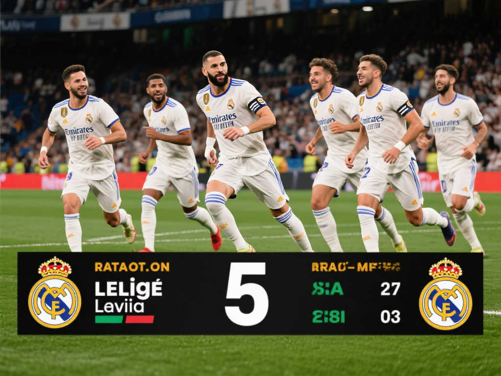 西甲最新积分榜:皇马五连胜独领风骚 西甲最新积分榜:皇马五连胜独领风骚